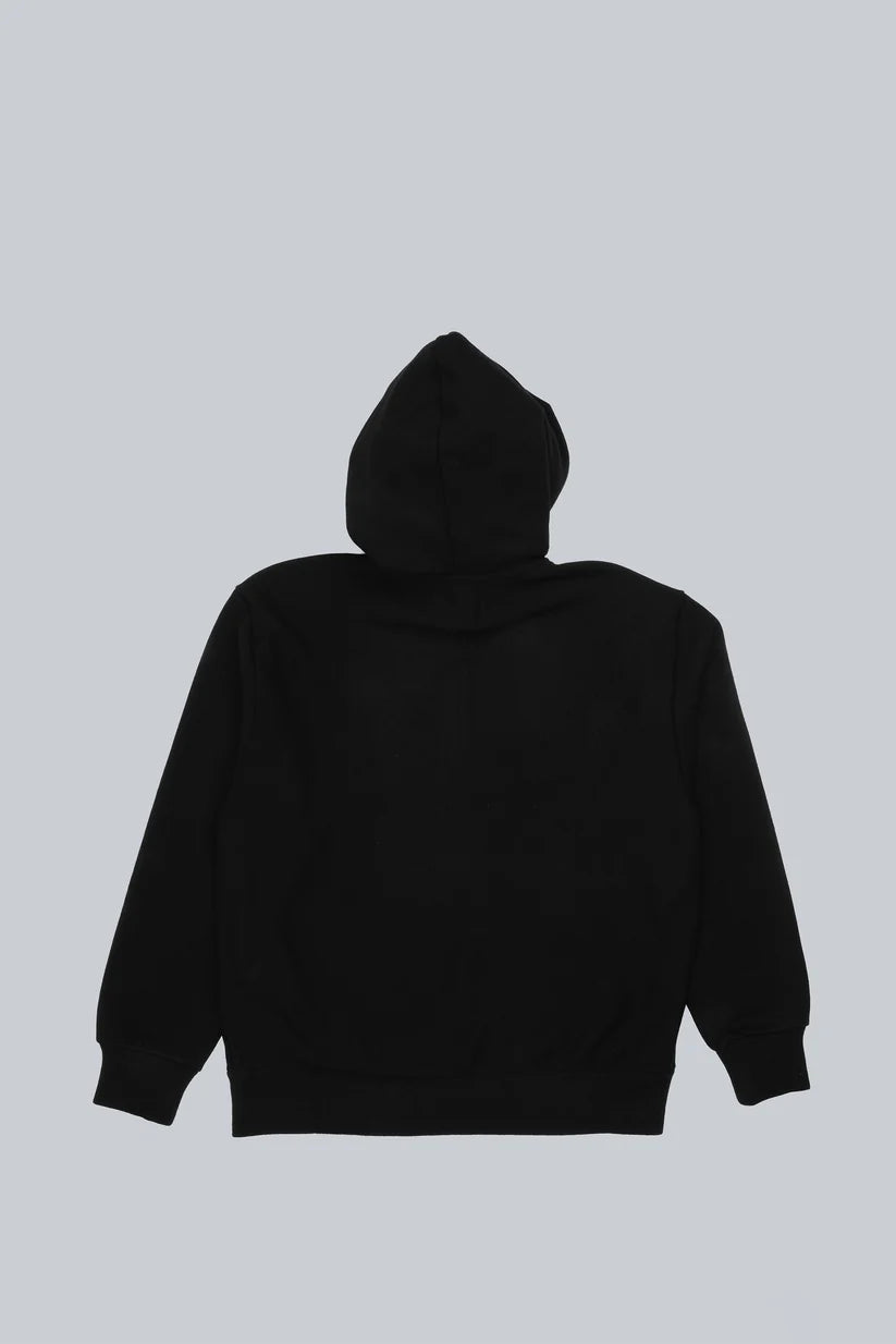 Stüssy Brass Zip Knit Hood Black