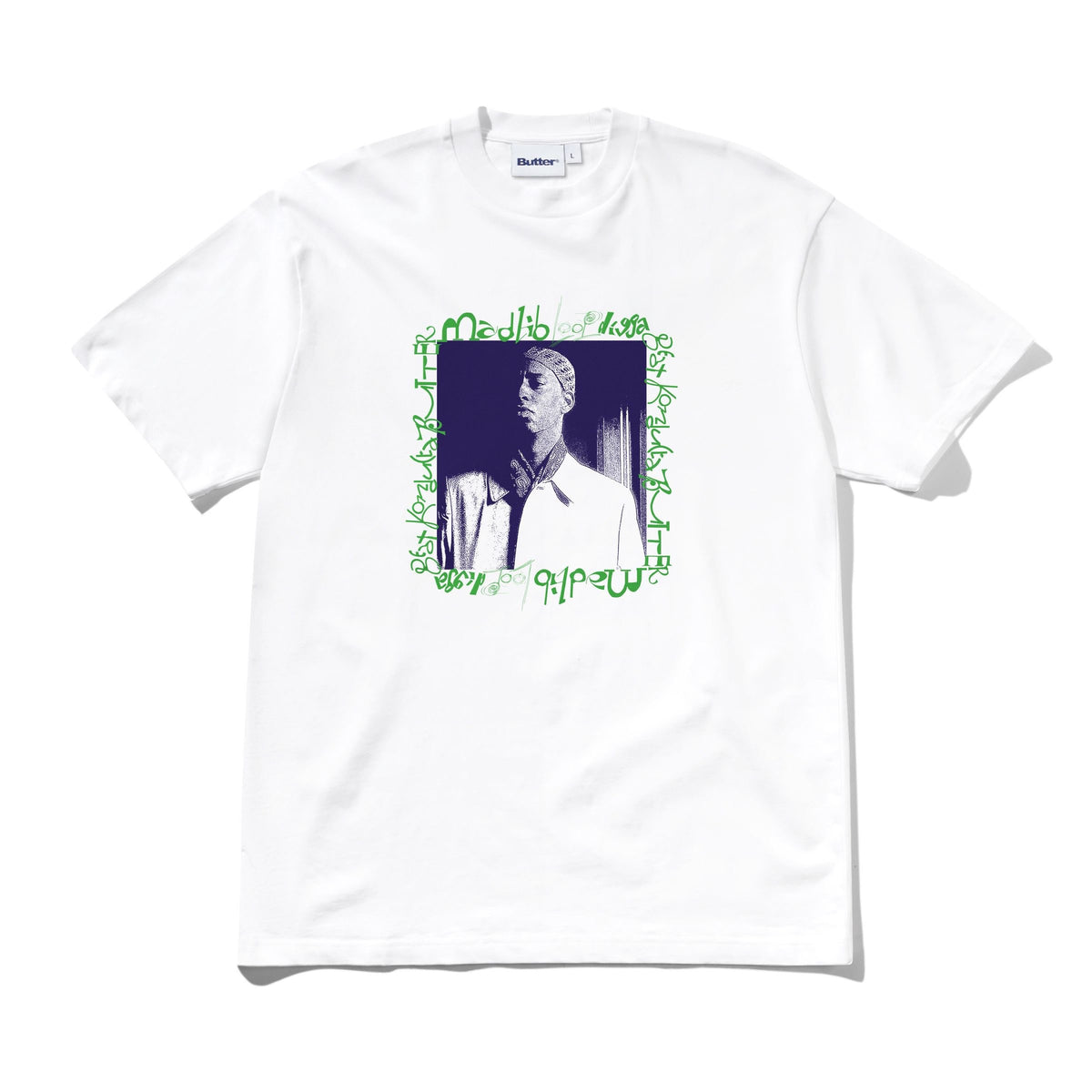 Butter Madlib Loop Digga Tee White