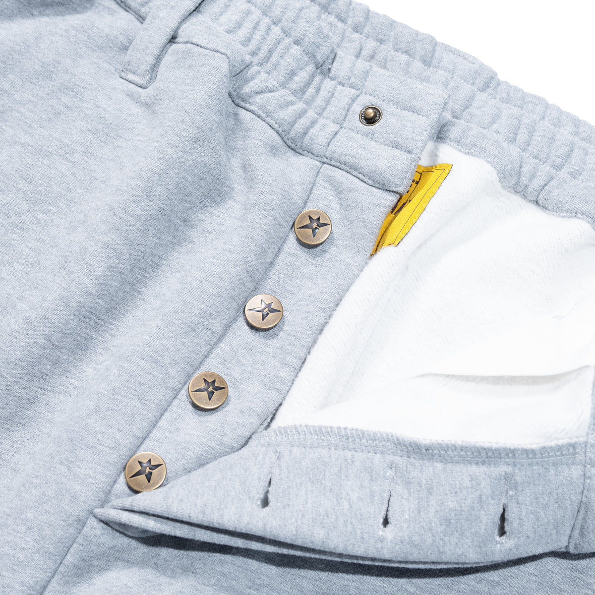 Carpet Co C-Star Buttonfly Sweatpants Grey