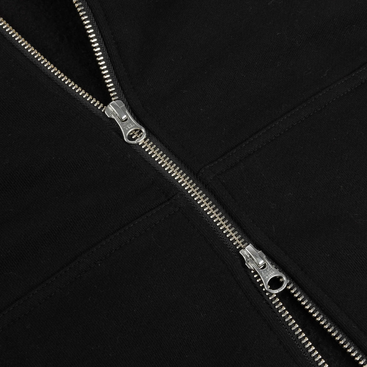 Dime Cursive Small Logo Zip Hoodie Black