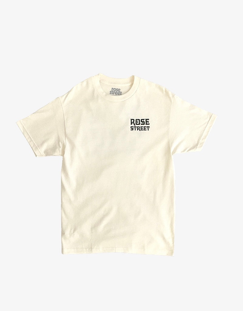 Rose Street Mug Logo Tee Cream