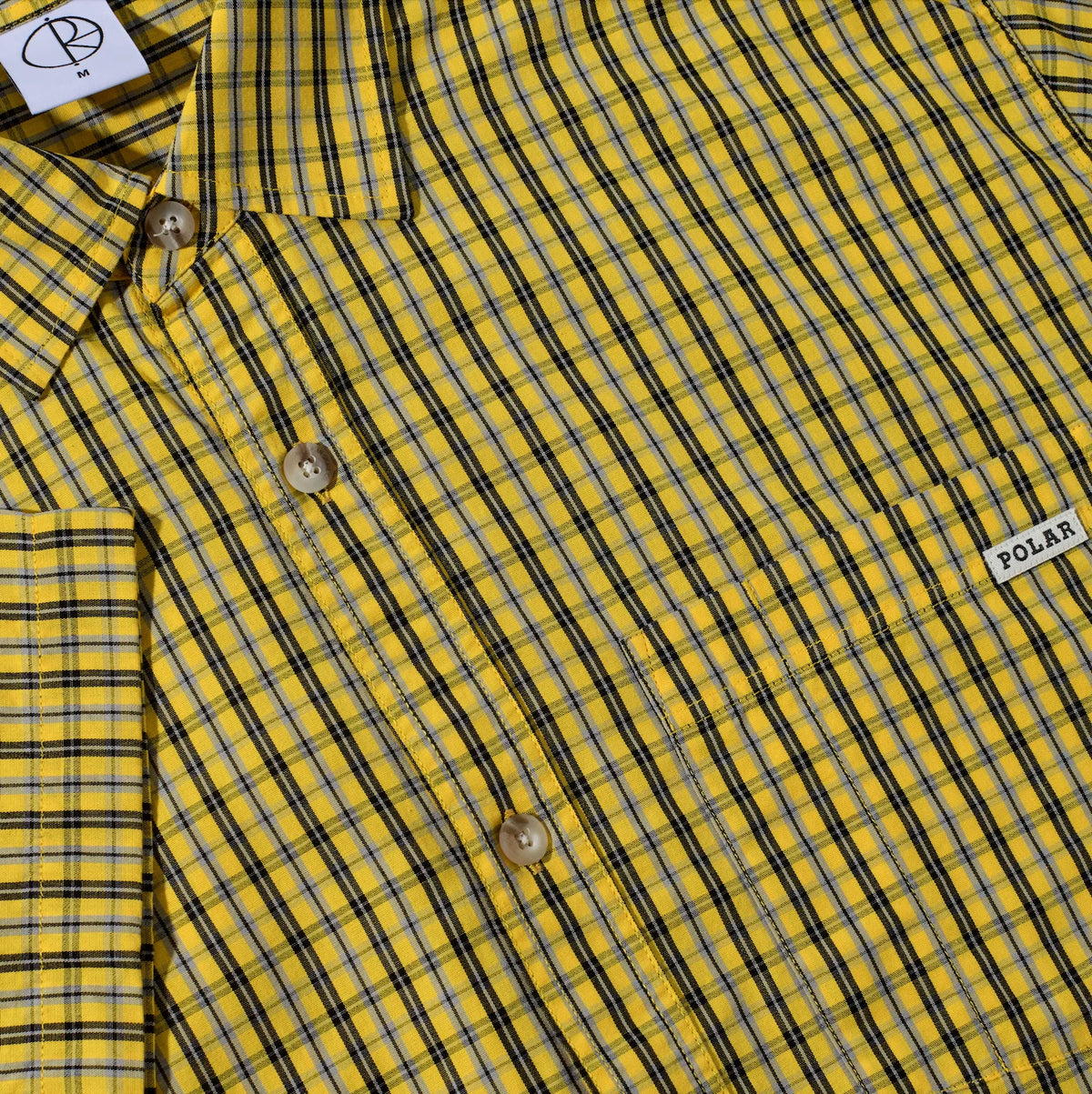 Polar Mitchell Shirt: Lemon/Black