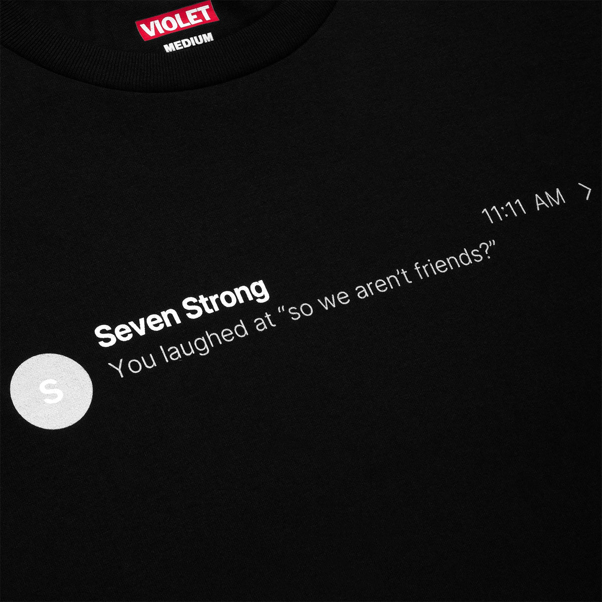 Violet "So We Aren't Friends" Tee