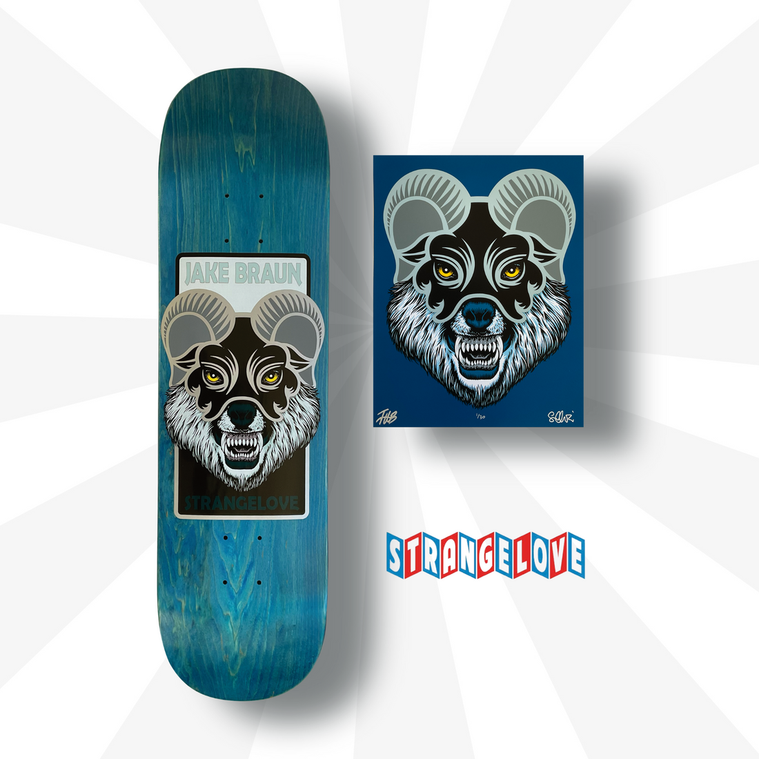 Debut of Jake Braun’s Pro Board for Strangelove Skateboards