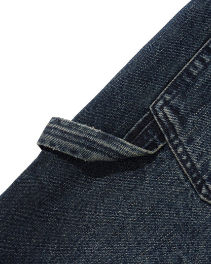 Butter Carpenter Denim Shorts: Slub Dark Indigo