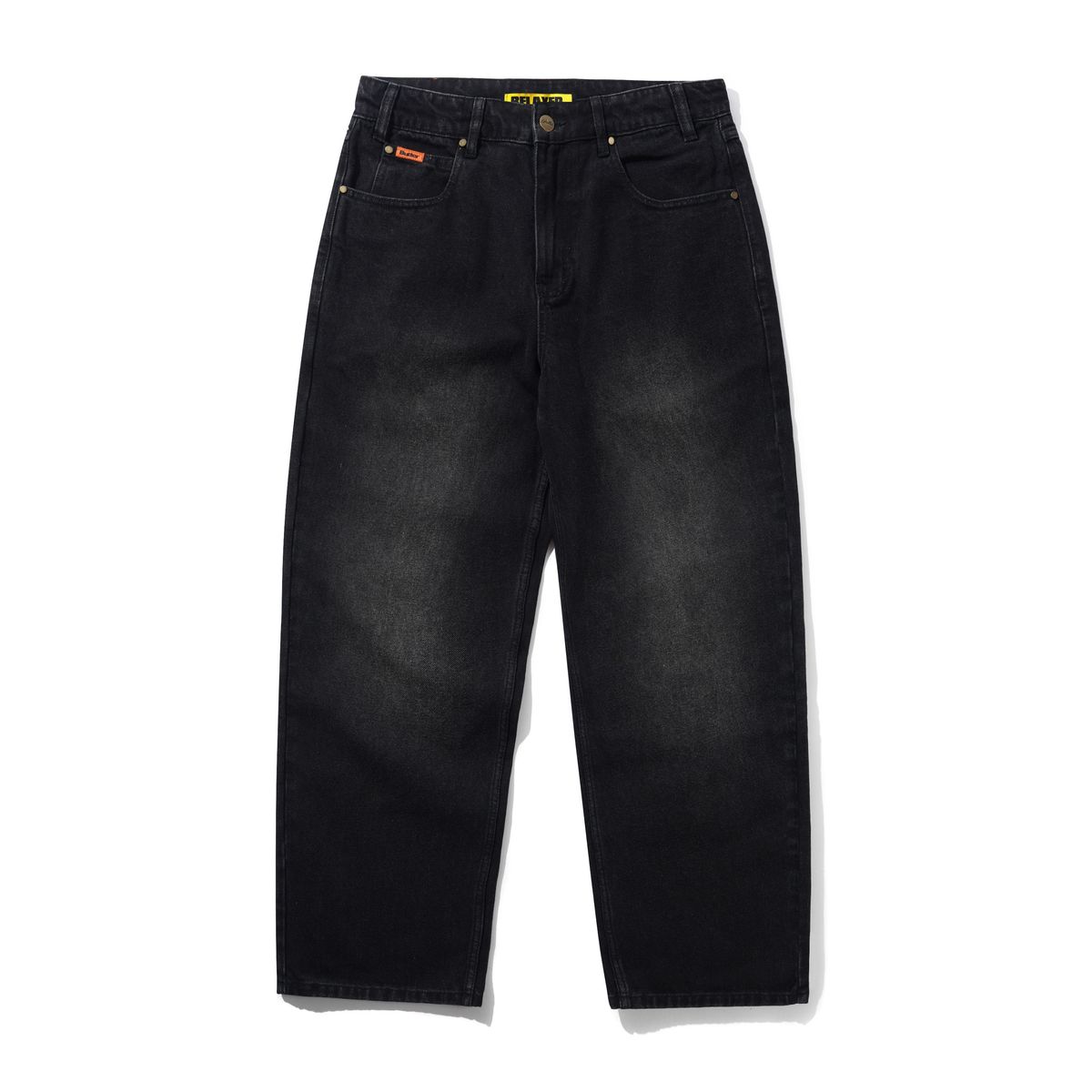 Butter Relaxed Denim Jean Flat Black