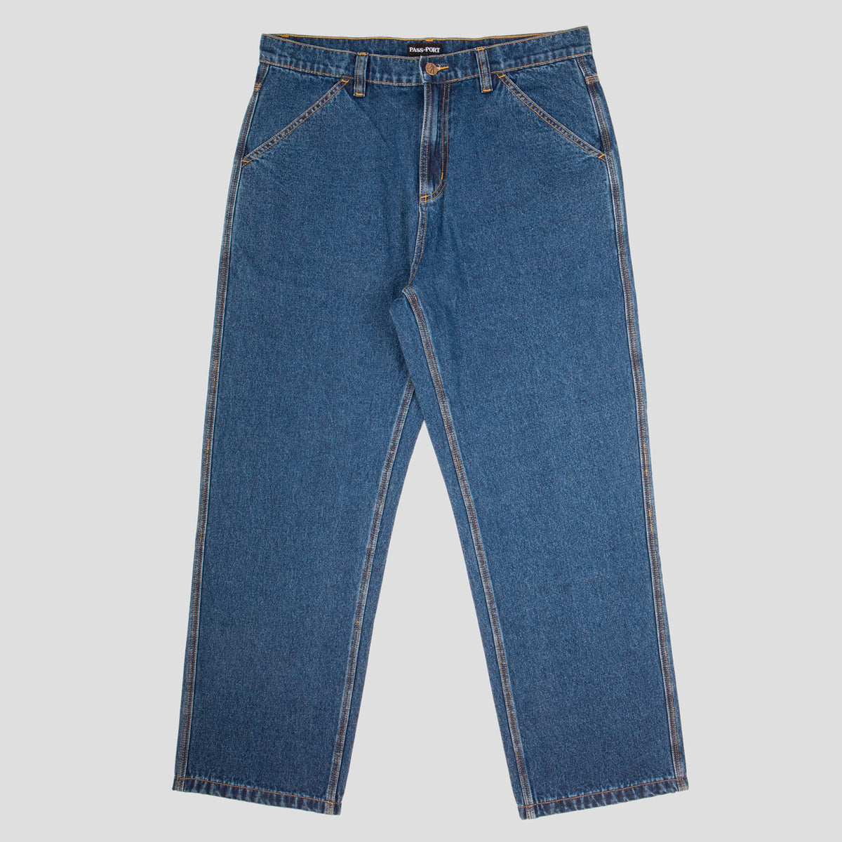 Pass-Port Workers Club Classic Jean: Washed Dark Indigo