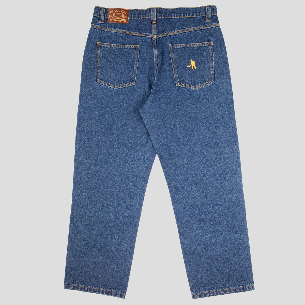 Pass-Port Workers Club Classic Jean: Washed Dark Indigo