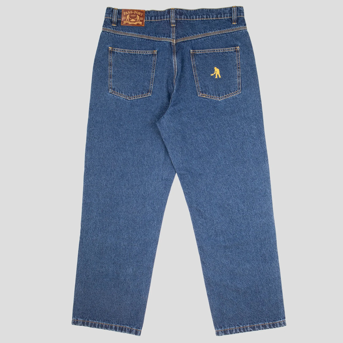 Pass-Port Workers Club Jean R44: Washed Dark Indigo