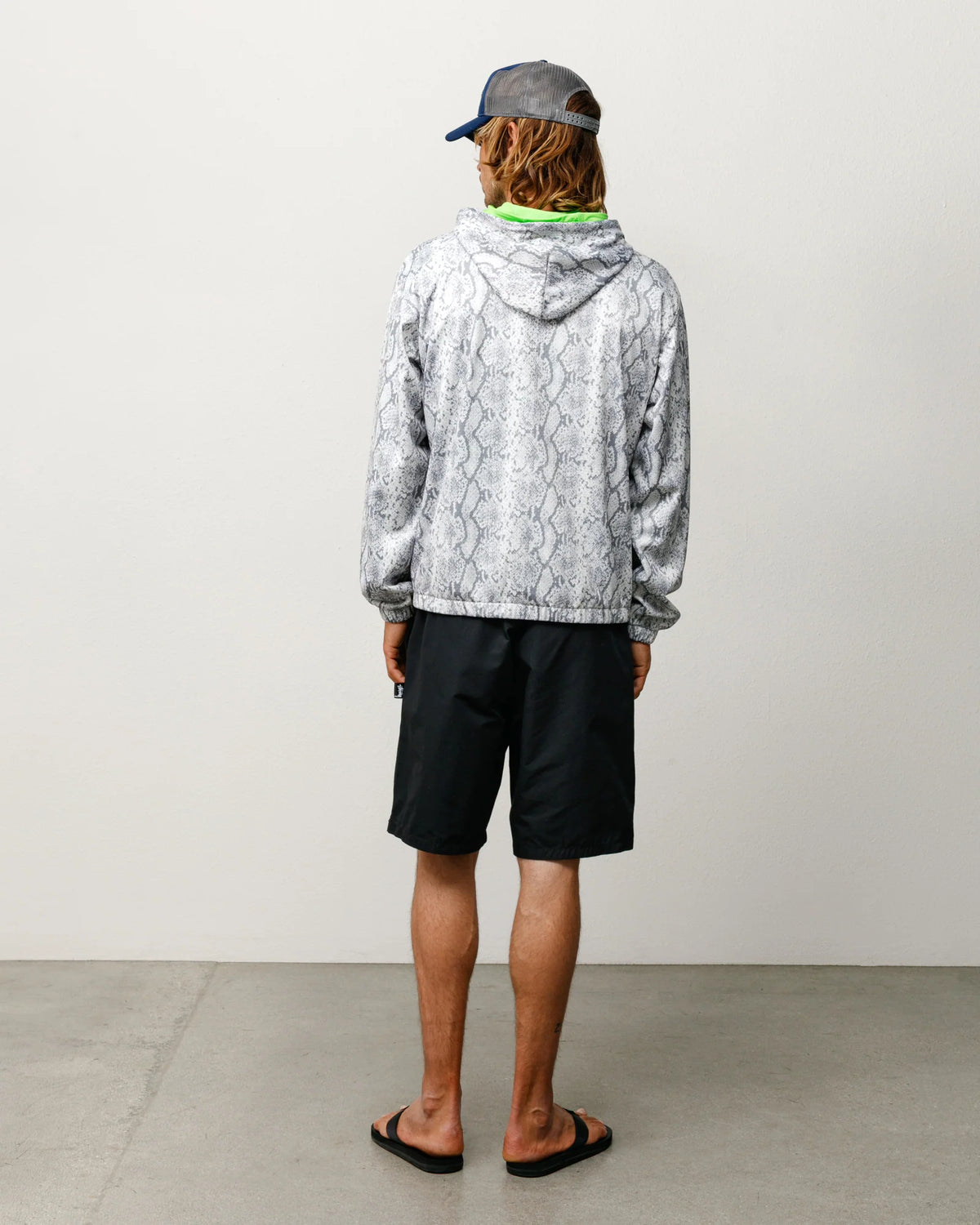 Stüssy Athletic Mesh Zip Hoodie Snake