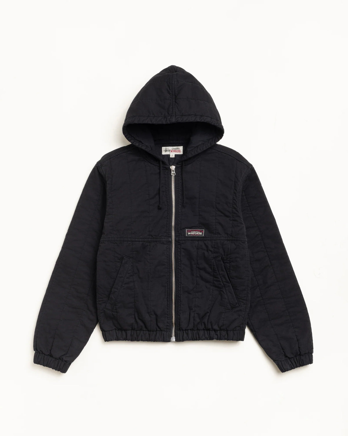 Stüssy Quilted Canvas Work Jacket Black