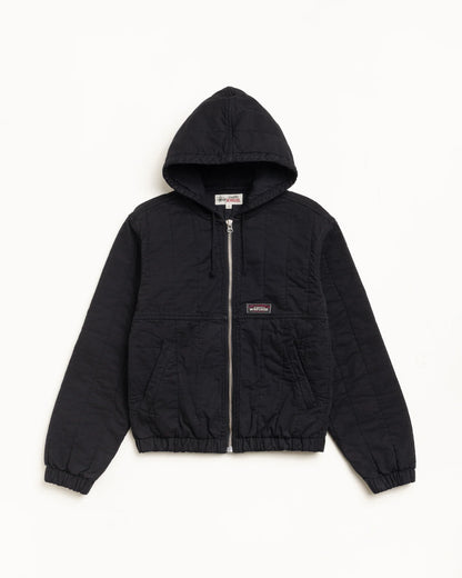 Stüssy Quilted Canvas Work Jacket Black