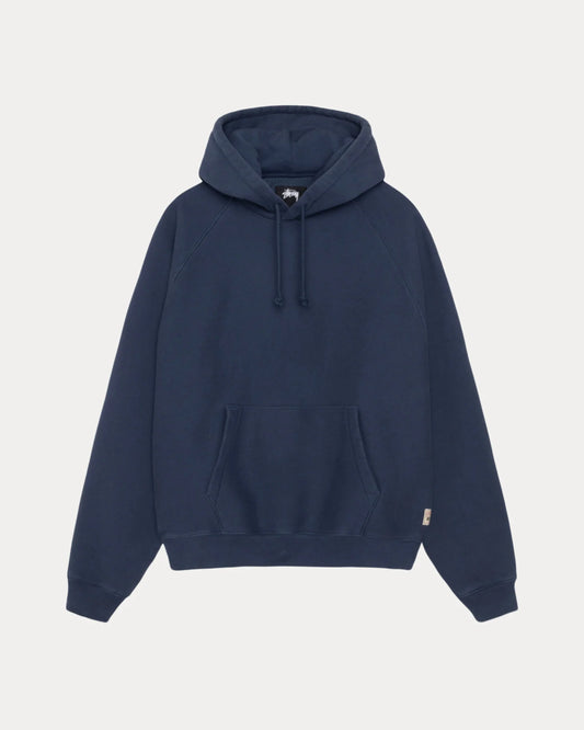 Stüssy Fleece Raglan Hoodie: Navy