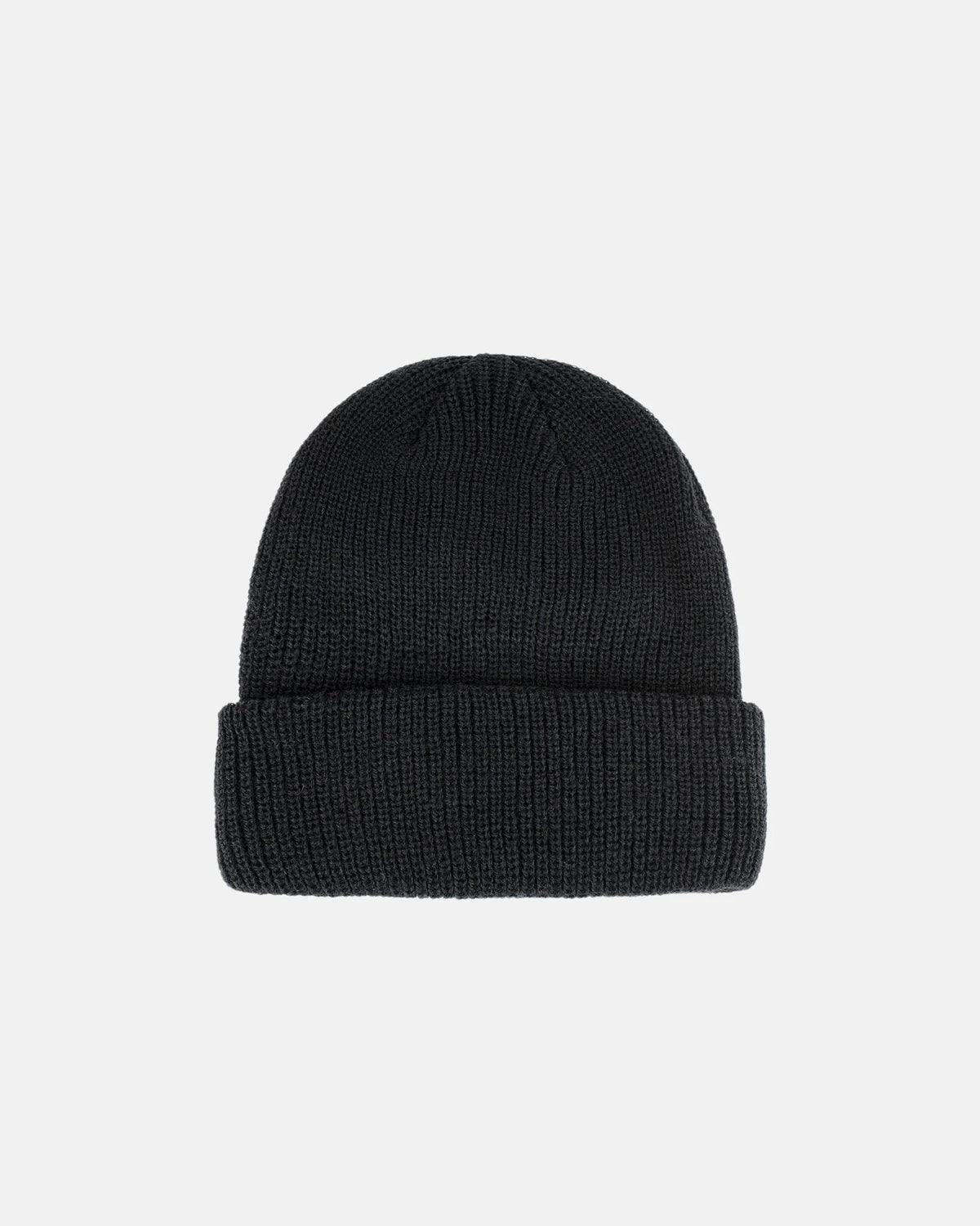 Stüssy Basic Cuff Beanie: Black