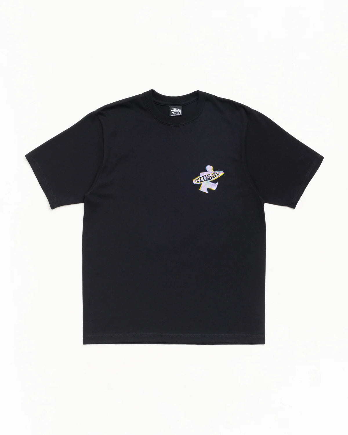 Stüssy Dot Surf Puff Print Tee: Black
