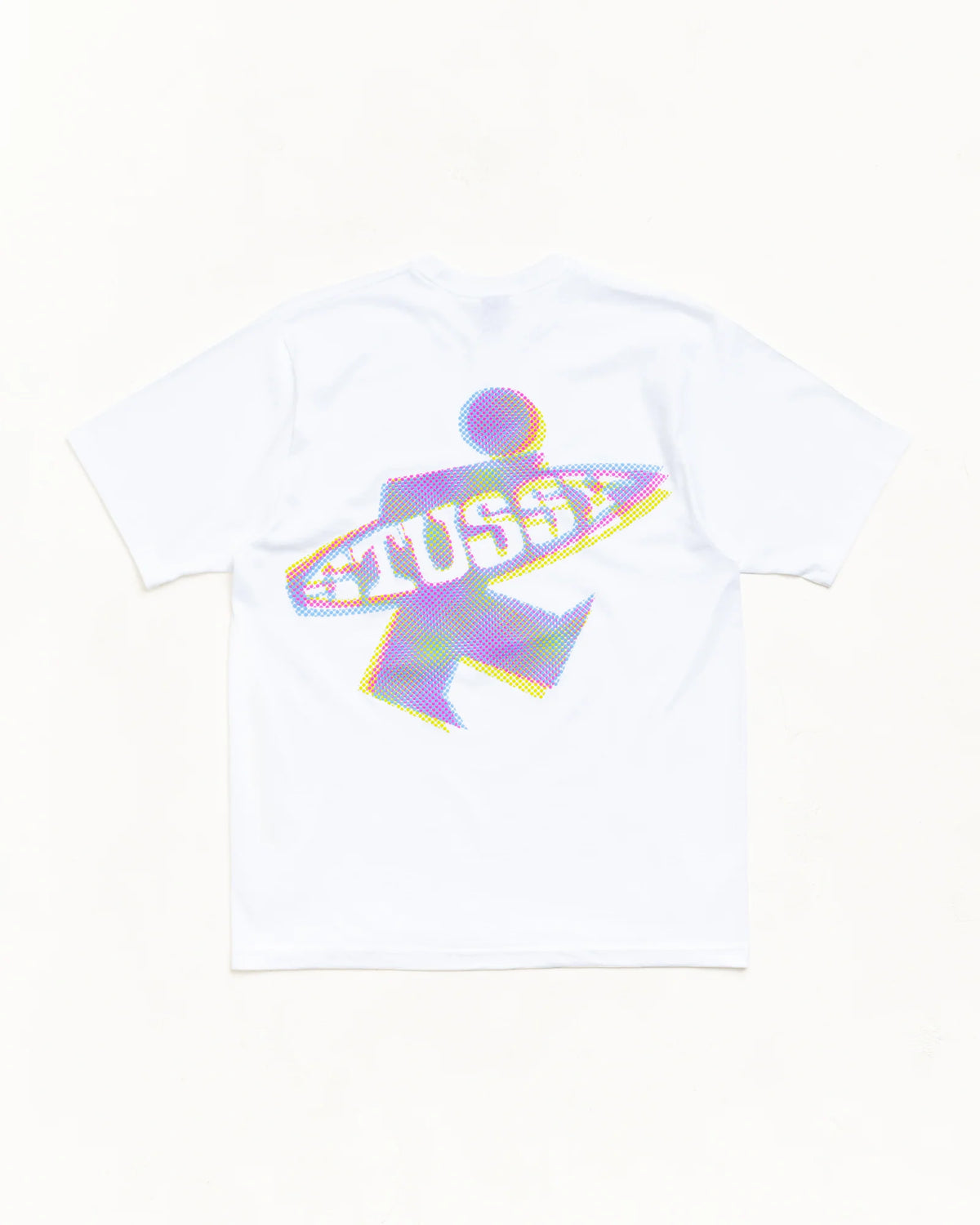 Stüssy Dot Surf Puff Print Tee: White