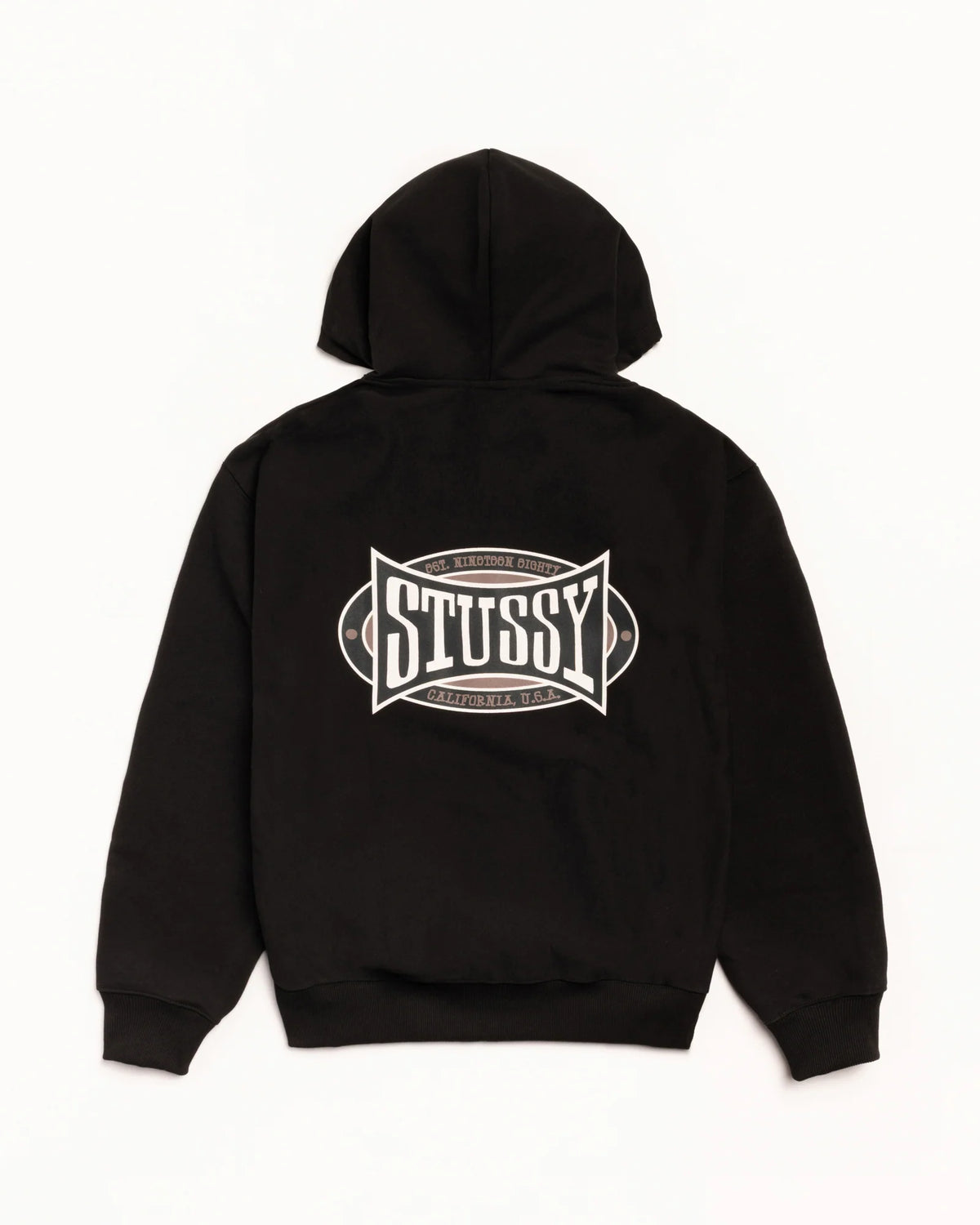 Stüssy Champion Oval Zip Hood Black