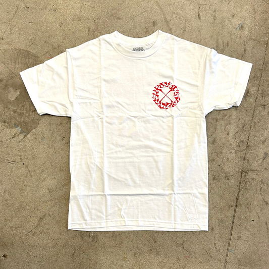 Rose Street x Batsu Tee White