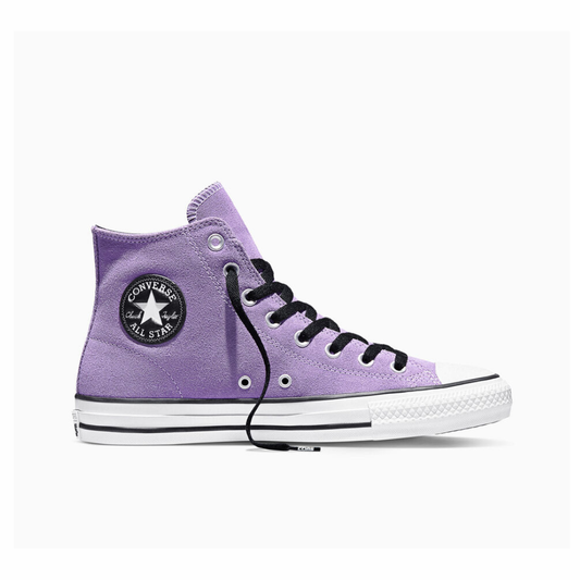 Converse CTAS Pro Hi Suede: Lilac Soda/Black/White