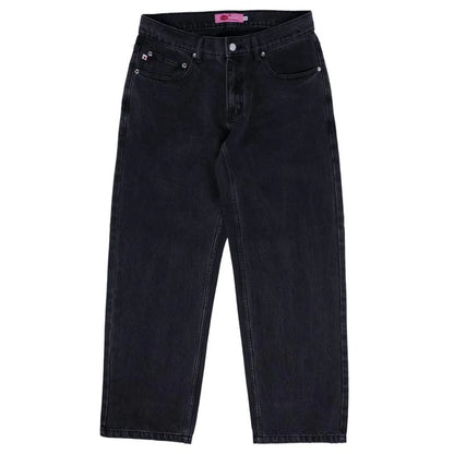 Frog Five Pocket Denim Pants: Jet Black