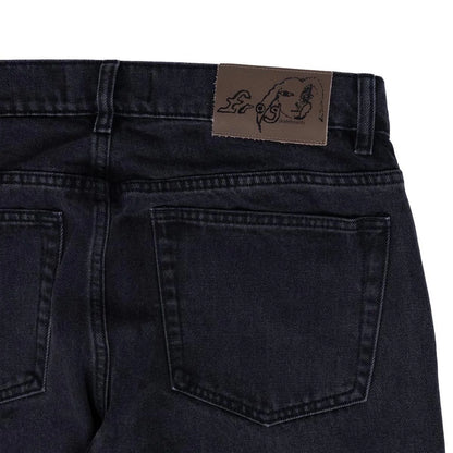 Frog Five Pocket Denim Pants: Jet Black