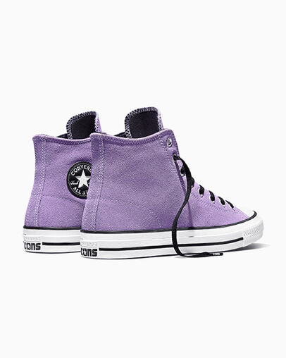 Converse CTAS Pro Hi Suede: Lilac Soda/Black/White