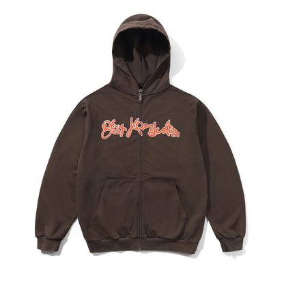 Butter Madlib Beat Konducta Zip-Thru Hood Washed Chestnut