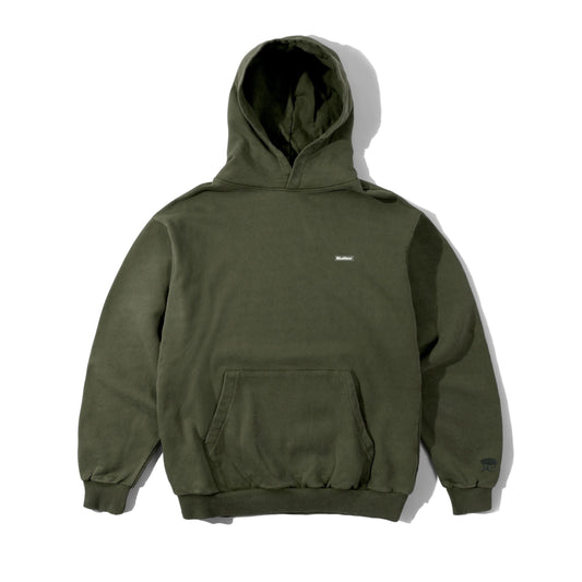 Butter Basic Pullover Hood Washed Army