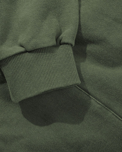 Butter Basic Pullover Hood Washed Army