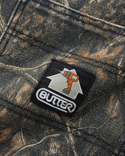 Butter Work Shorts: Forest Camo