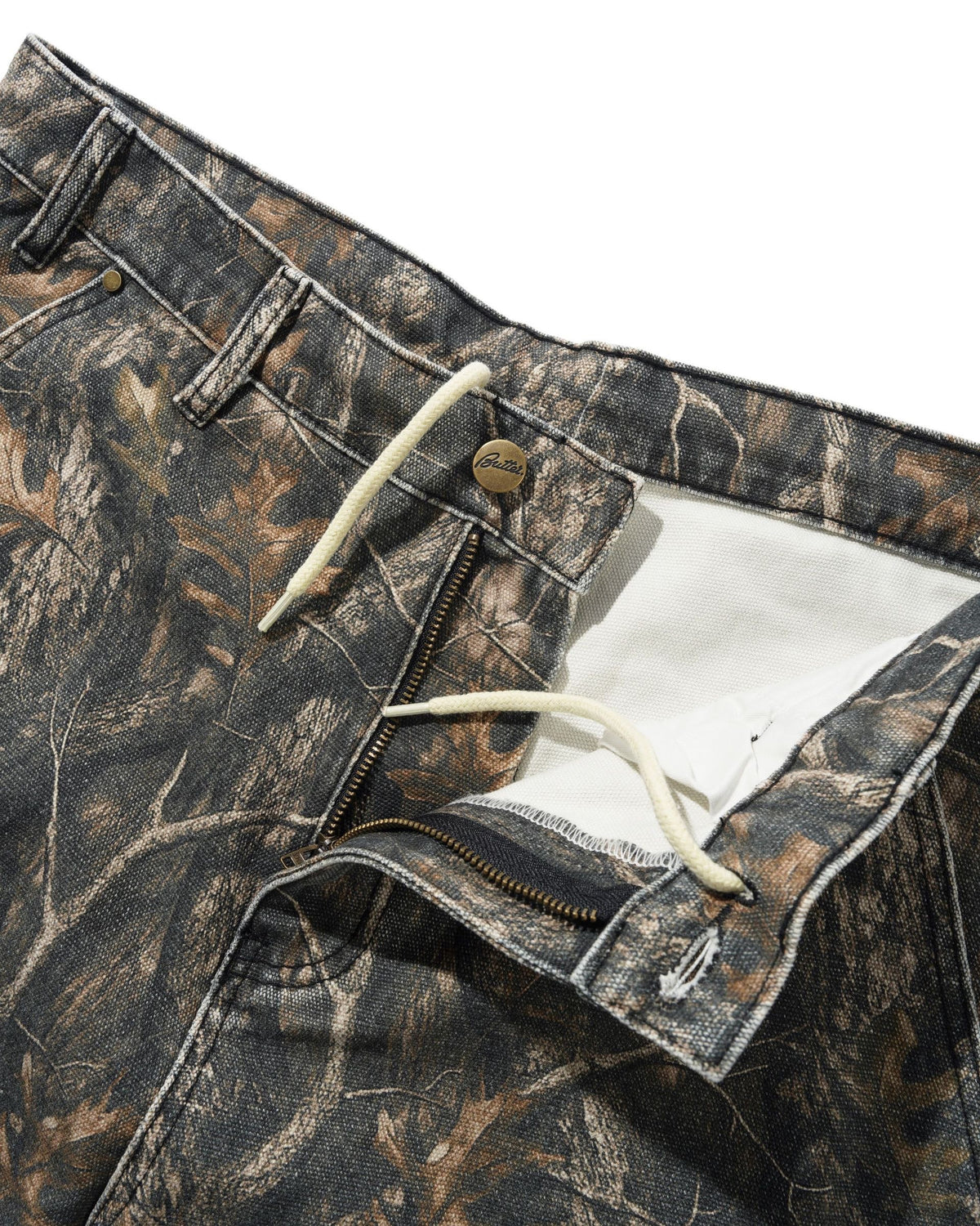 Butter Work Shorts: Forest Camo