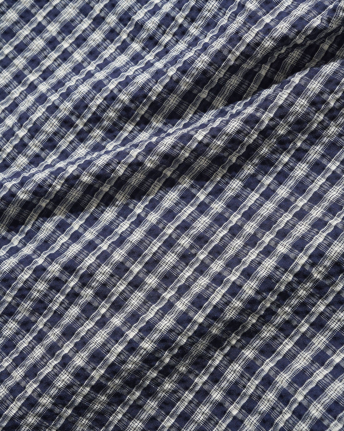 Butter Plaid Shorts Navy