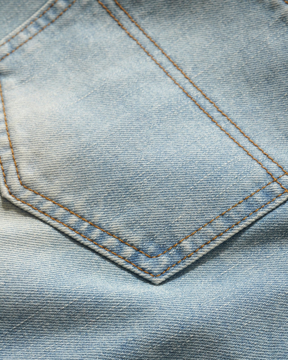 Butter Straight Leg Denim Jeans: Distressed Light Blue