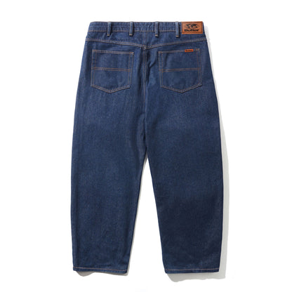 Butter Baggy Denim Jeans: Dark Indigo