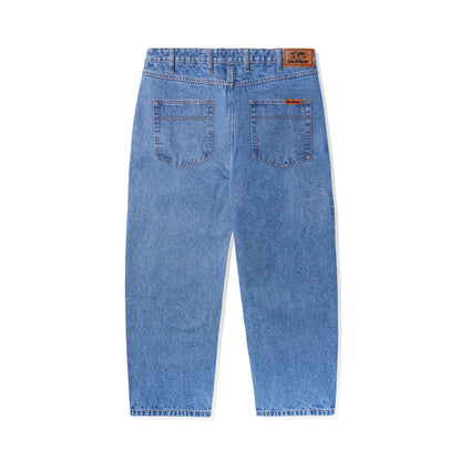 Butter Baggy Denim Jeans: Washed Indigo