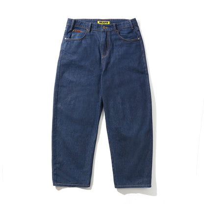 Butter Relaxed Denim Jeans: Dark Indigo