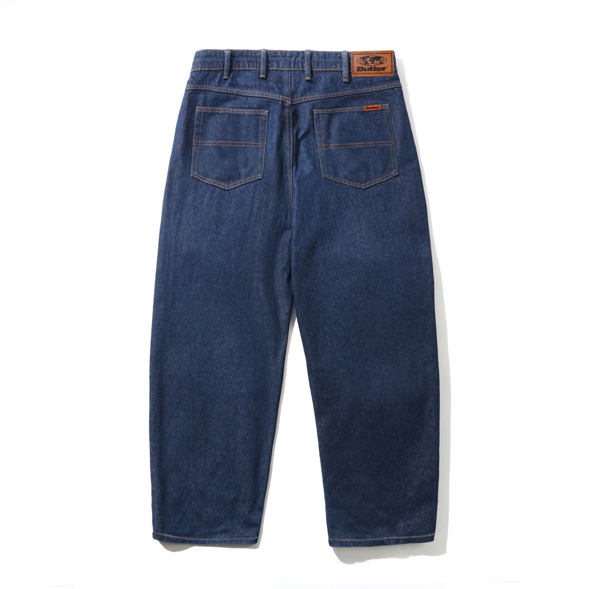 Butter Relaxed Denim Jeans: Dark Indigo