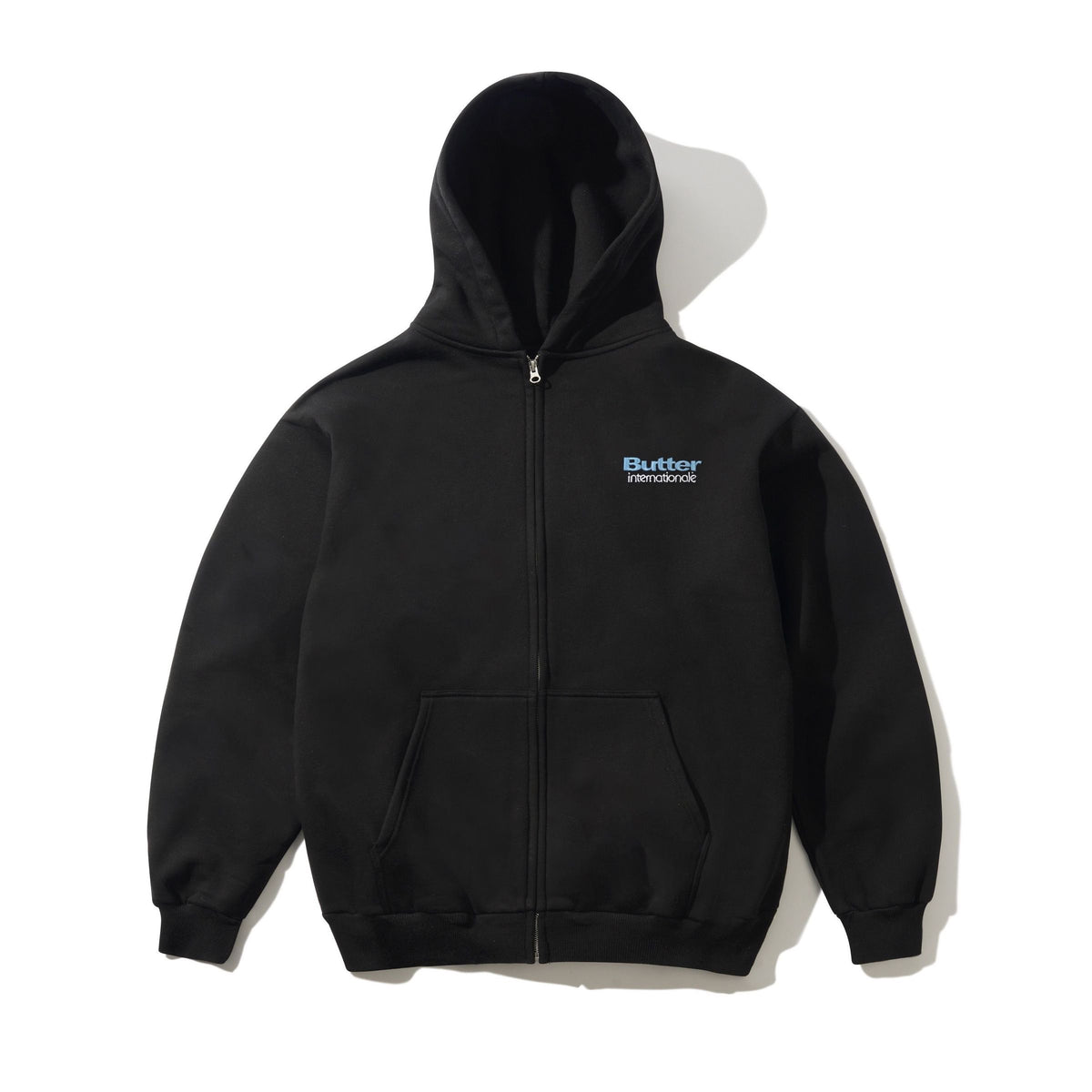Butter Internationale Zip-Thru Hood Black