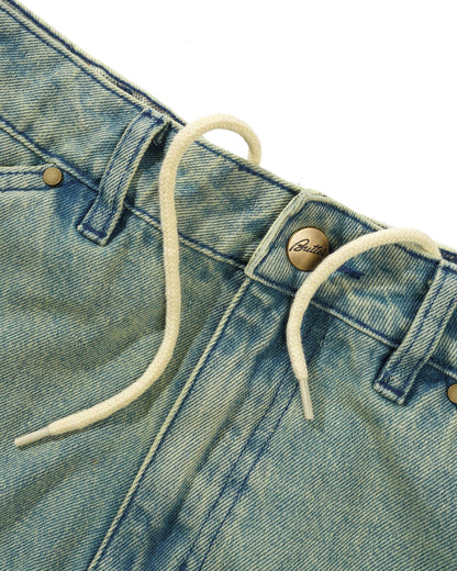 Butter Trim Denim Jeans: Sunfade Blue