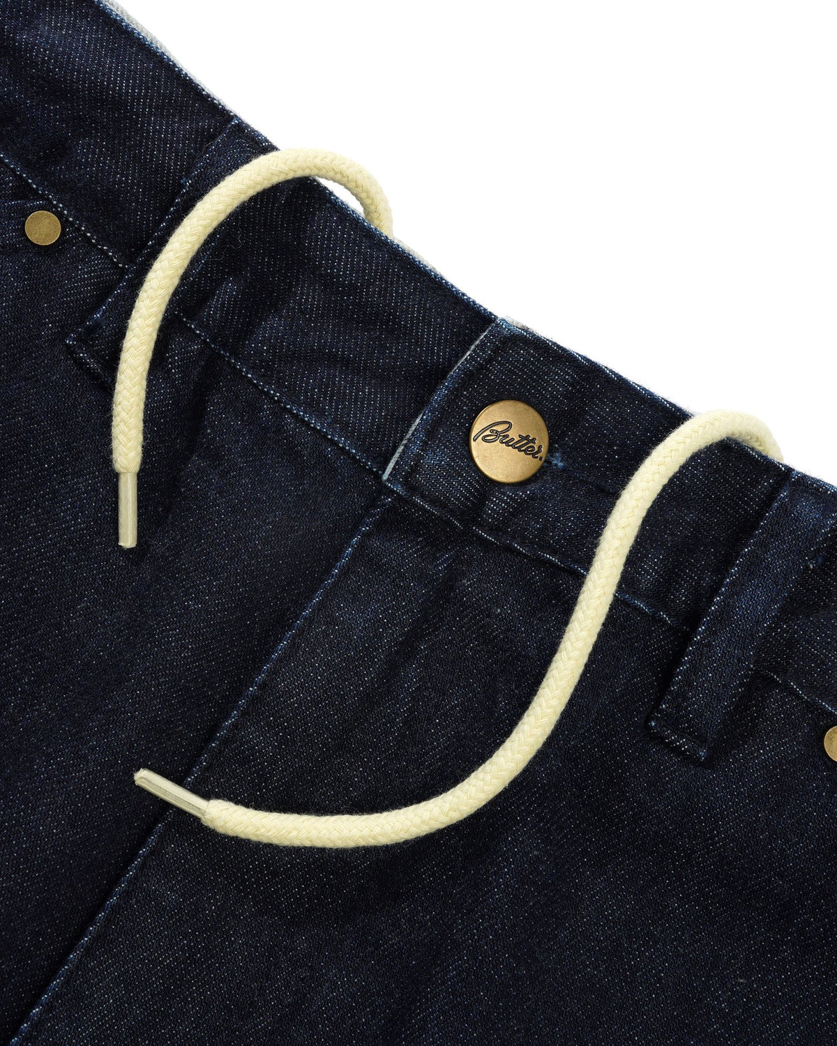 Butter Trim Denim Jeans: Rinsed Indigo