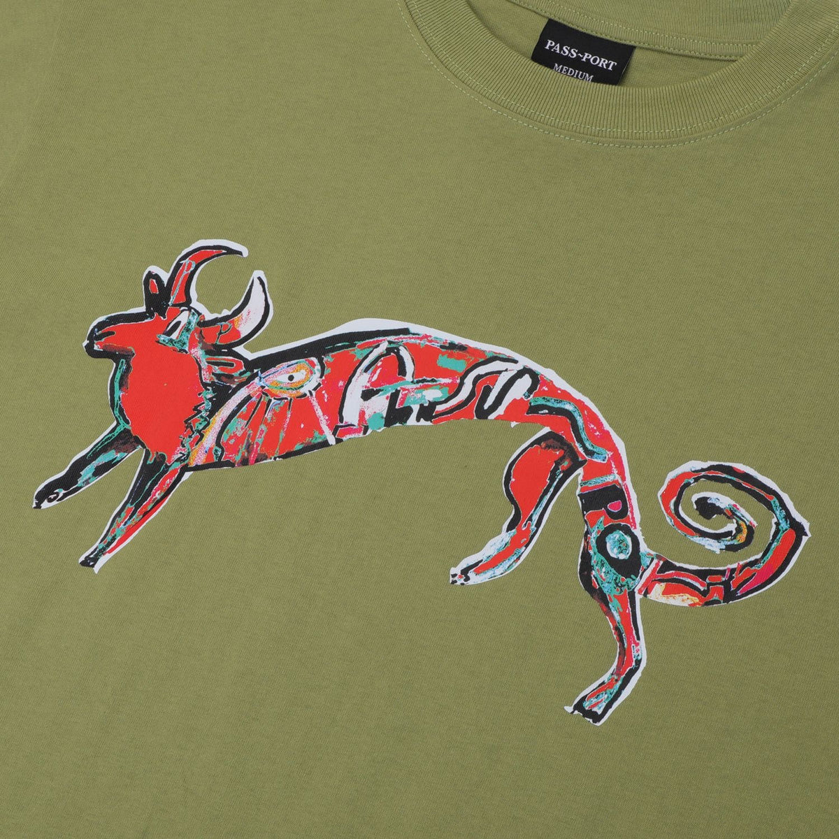 Pass-Port Bull Tee Pistachio