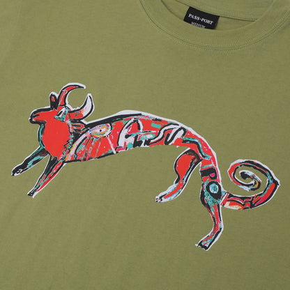 Pass-Port Bull Tee Pistachio