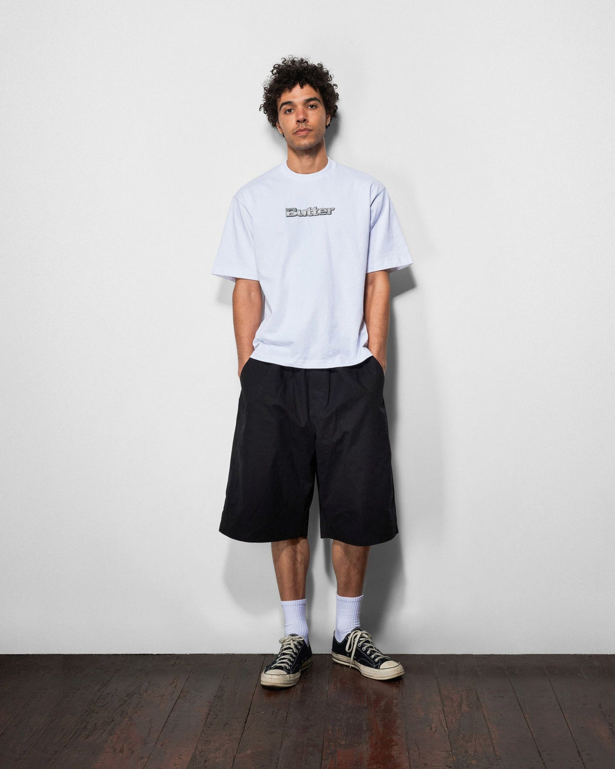 Butter Loose Shorts Navy