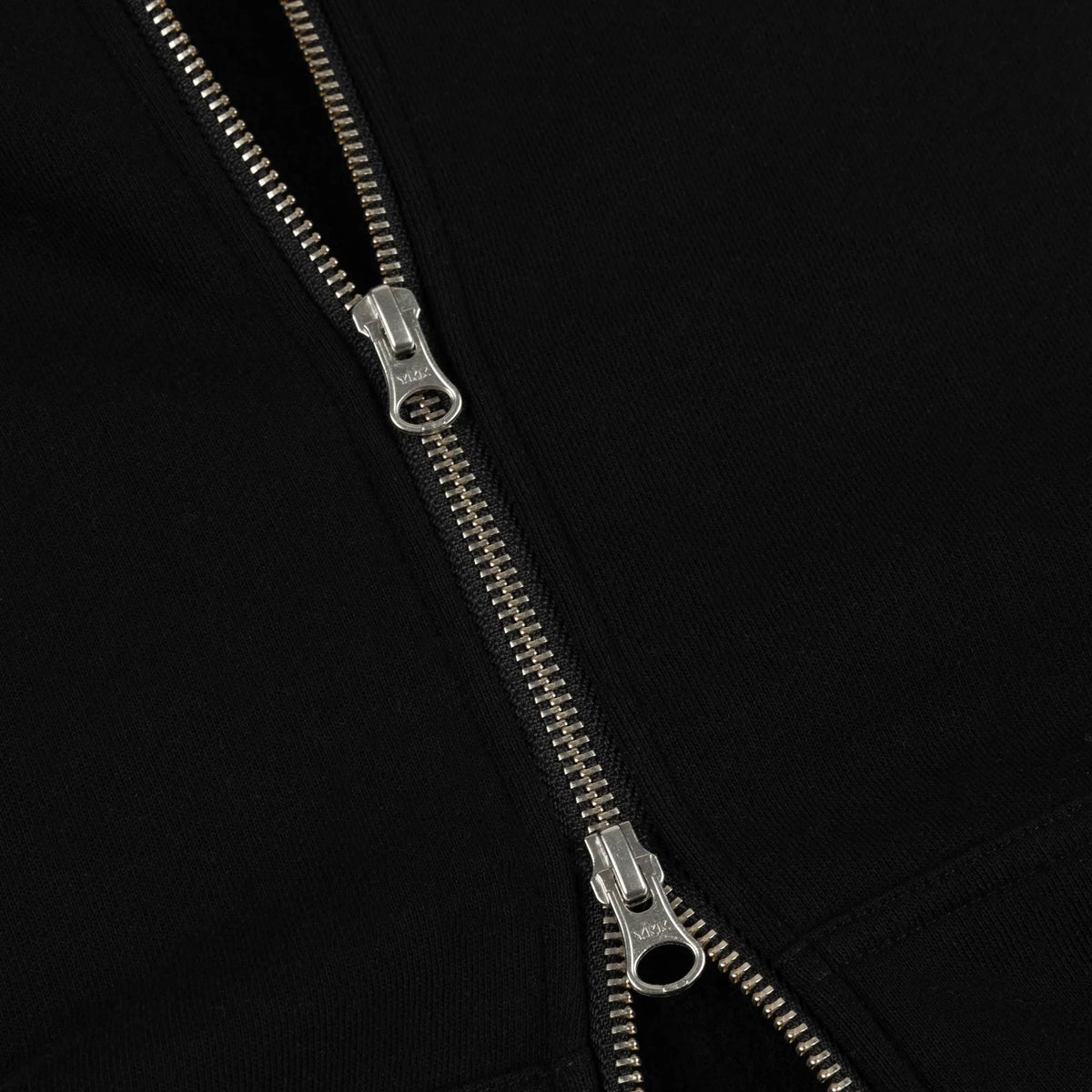 Dime Cursive Zip Hoodie Black