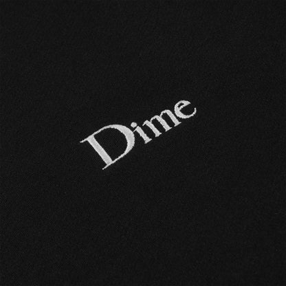 Dime Classic Small Logo Hoodie Black