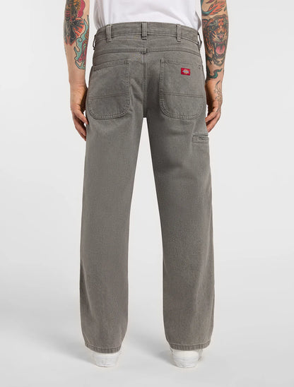 Dickies Loose Straight Double Knee Jean Denim Grey Wash