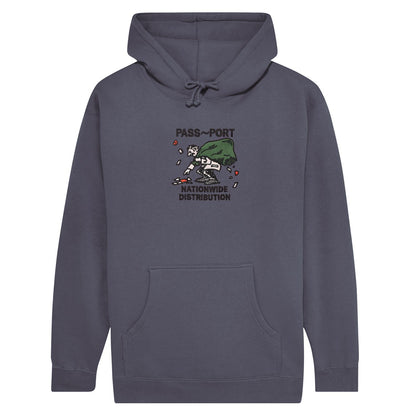 Pass-Port Distribution Hoodie Dusty Blue