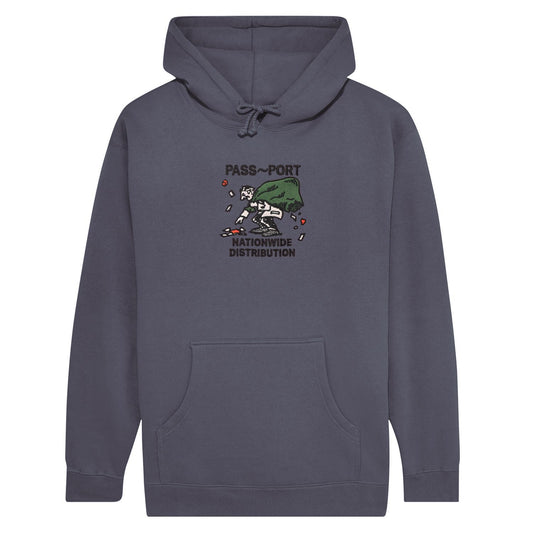 Pass-Port Distribution Hoodie Dusty Blue