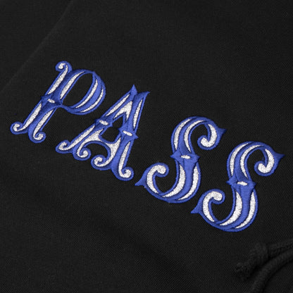 Pass-Port Glint Zip Hoodie: Black
