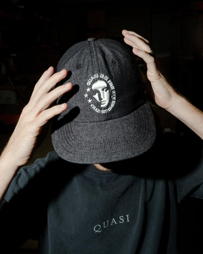 Quasi Phrase Hat Black
